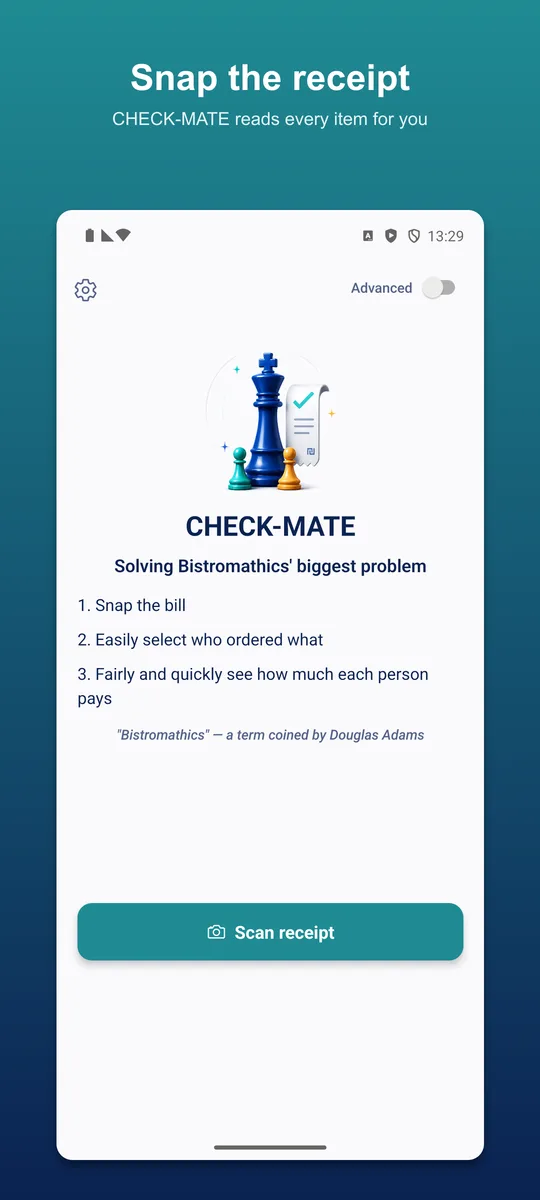 CHECK-MATE app screenshot 1